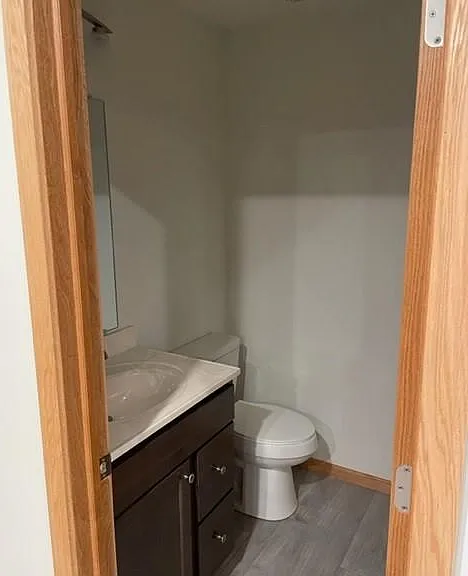 Half bath off kitchen
