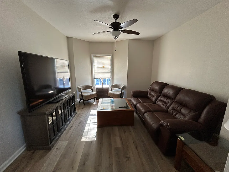 Furniture and TV provided