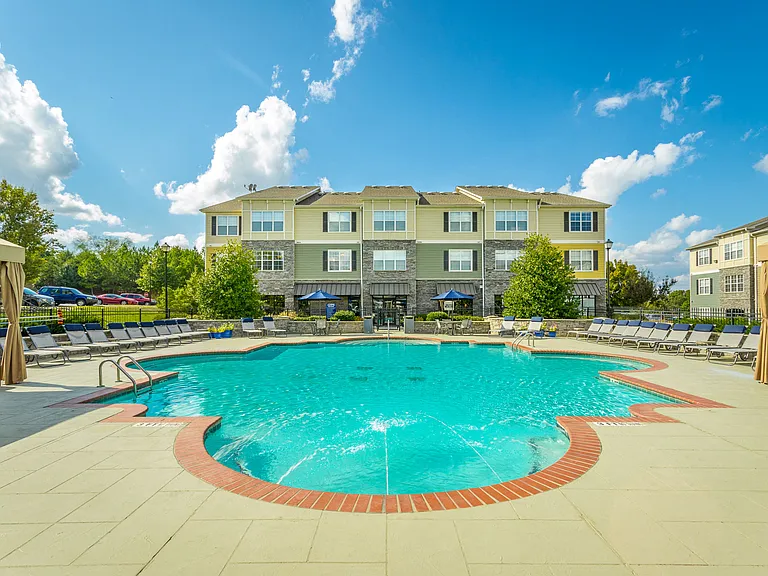Sparkling Swimming Pool at Amberleigh Ridge Apartments in Chattanooga, TN
