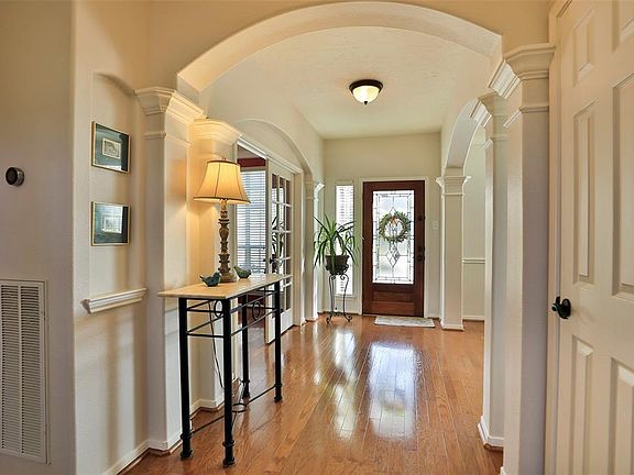 Hardwood floors throughout the first floor.