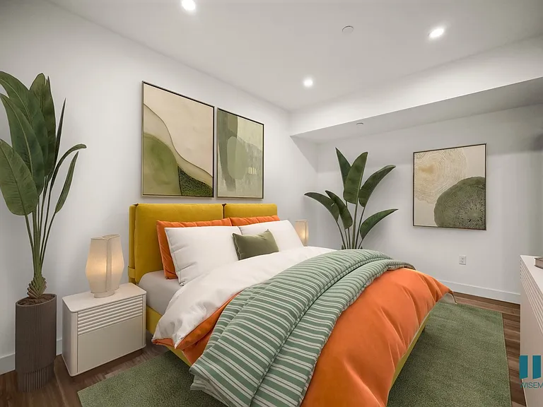 Bedroom with Recessed Lighting and Vinyl Flooring - Sycamore Floor Plan