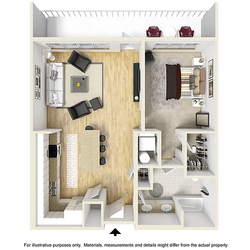 Floor plan Meridian