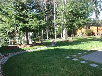 Back Yard w/ landscaping