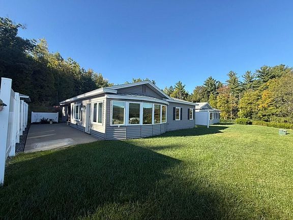 Backyard view of house