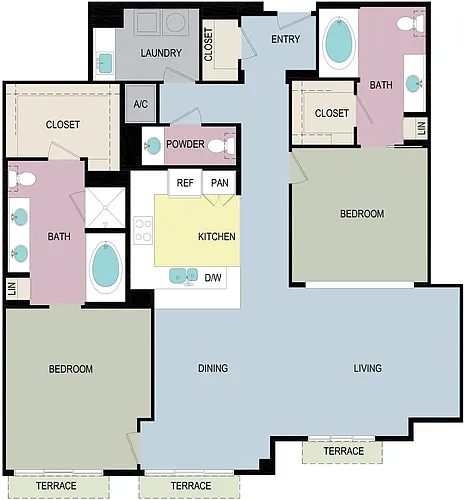 Floor plan 2B