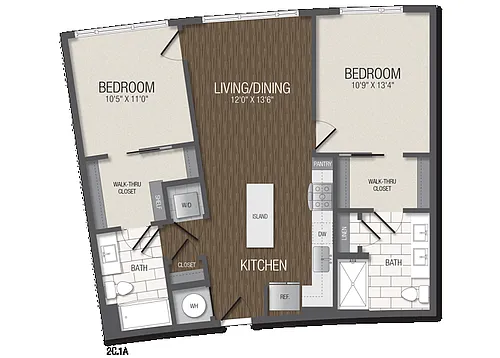 Floor plan T.2C1A