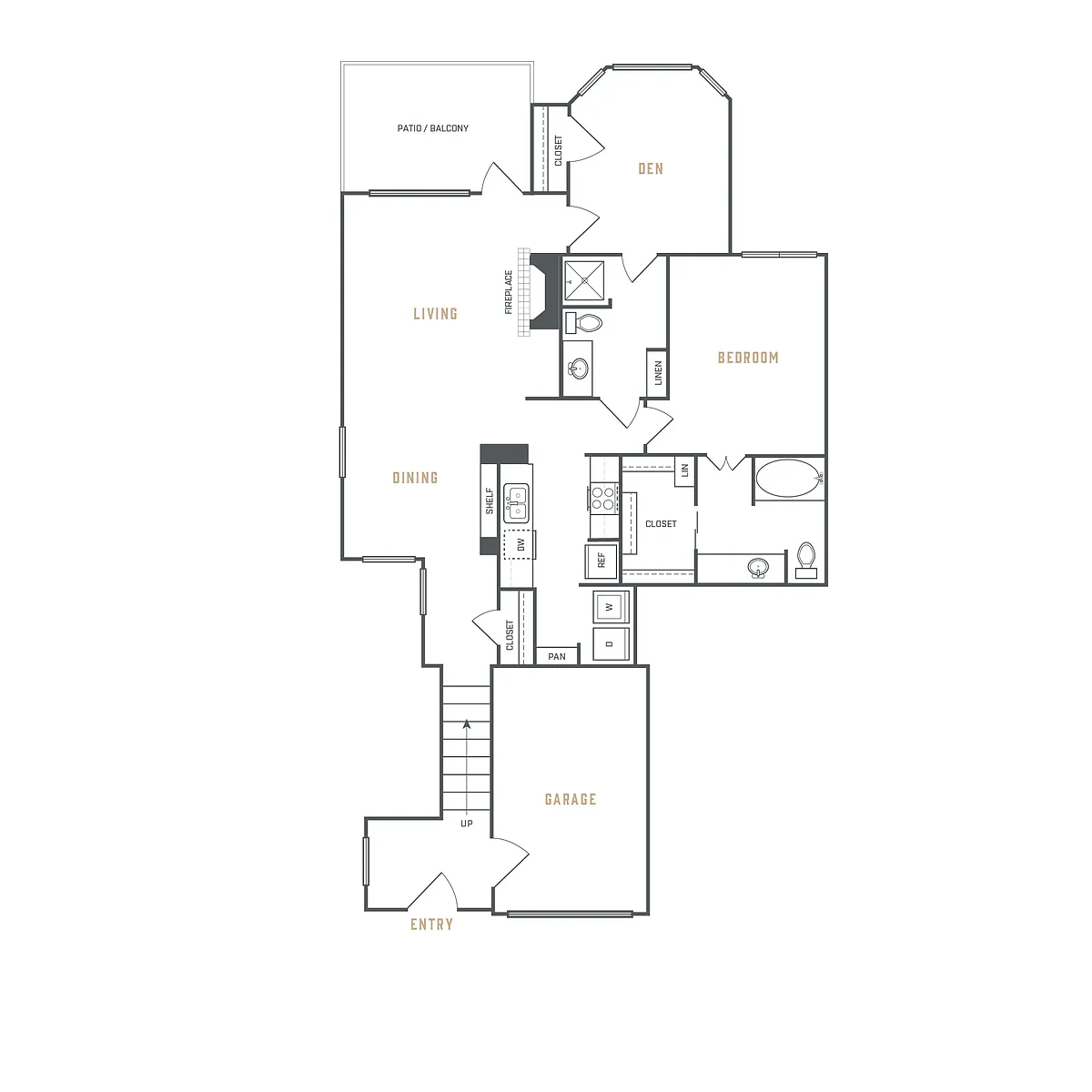 Floor plan B2TH-FR