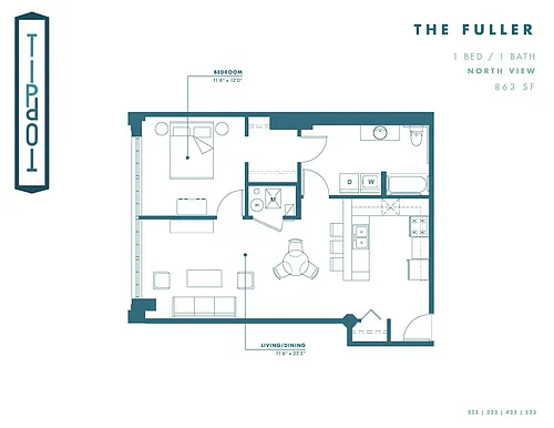 Floor plan The Fuller