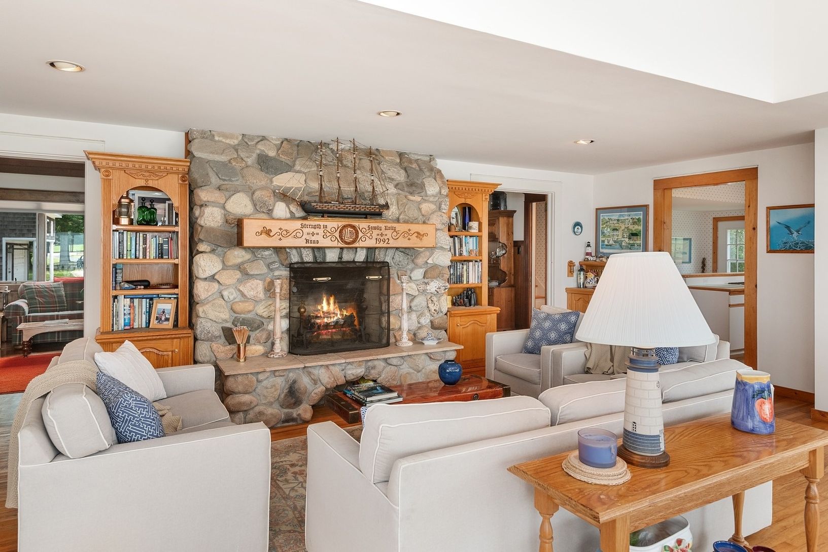 Living Room Fire Place