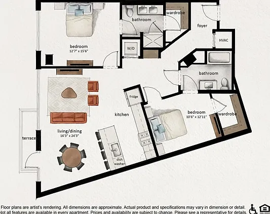 B04 | 2x2 | 1252 sq ft B04 | 2x2 | 1252 sq ft