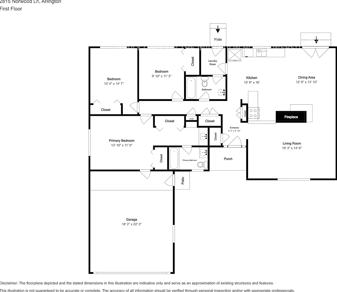 2815 Norwood Ln Arlington, TX 76013 — Photo 2