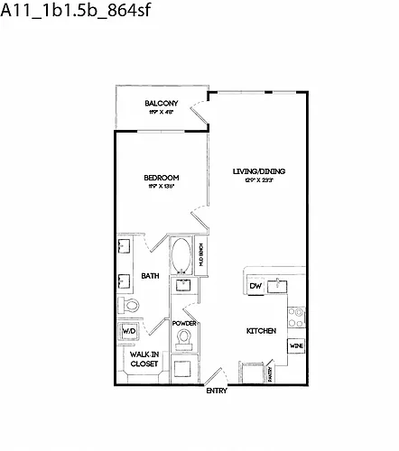 Floor plan A11