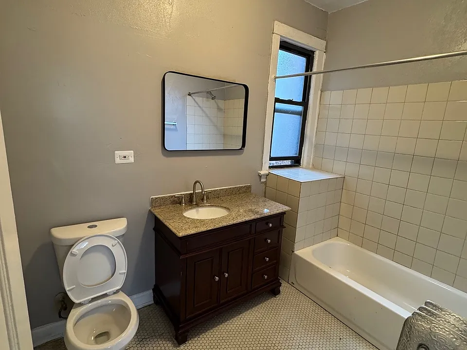 Large Bathroom with bathtub