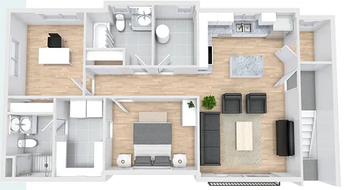 Floor plan 2X2