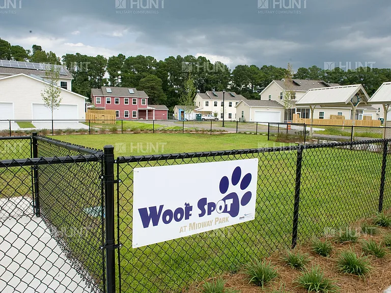 Community dog parks, some segmented into little and big dog parks.