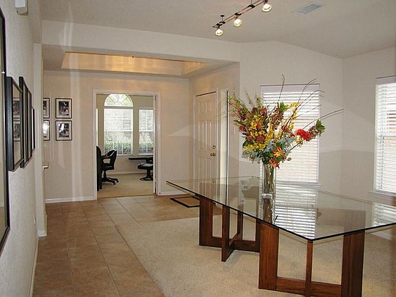 Tiled entry and walk ways.