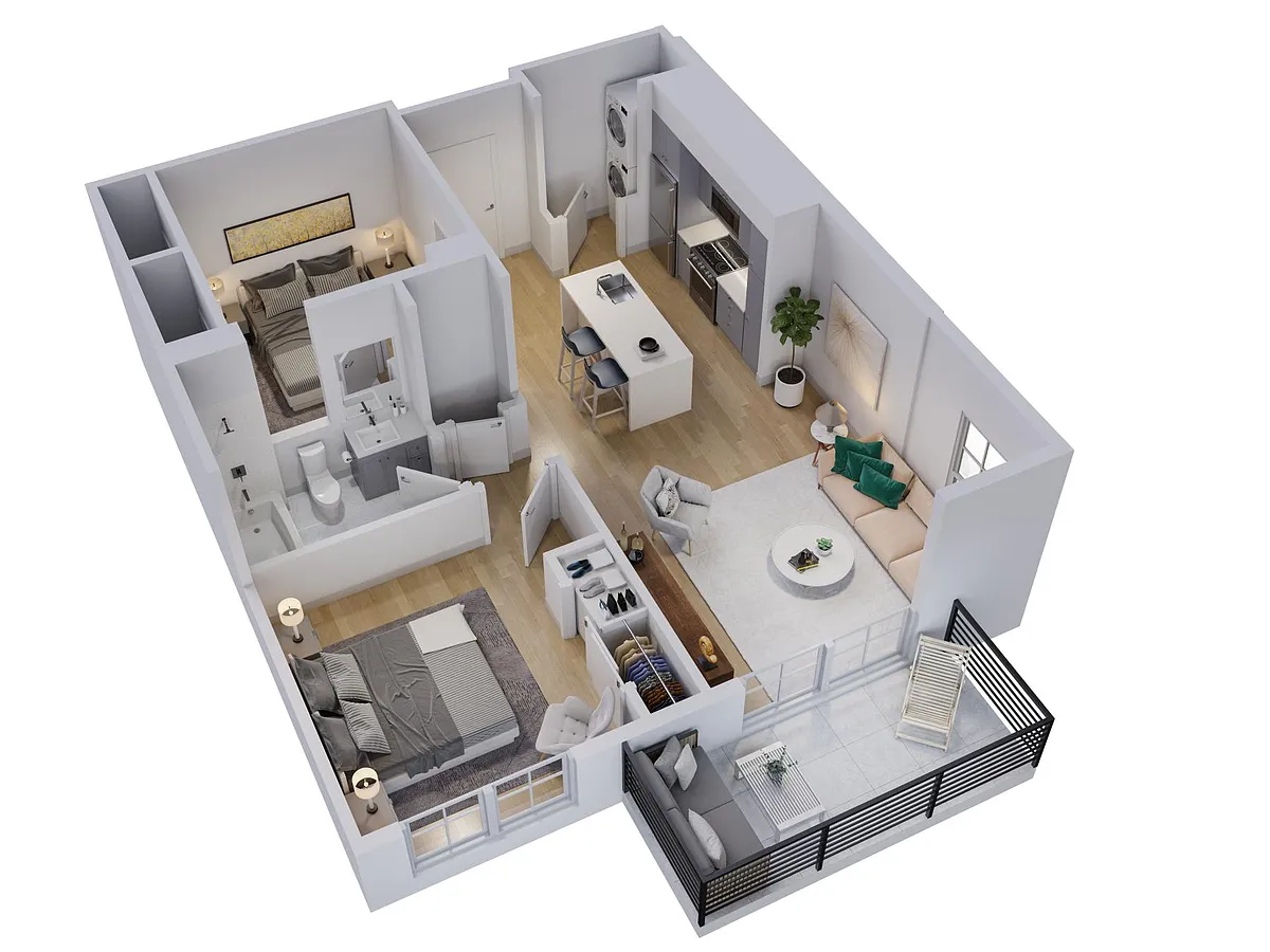 Floor plan A2A Den