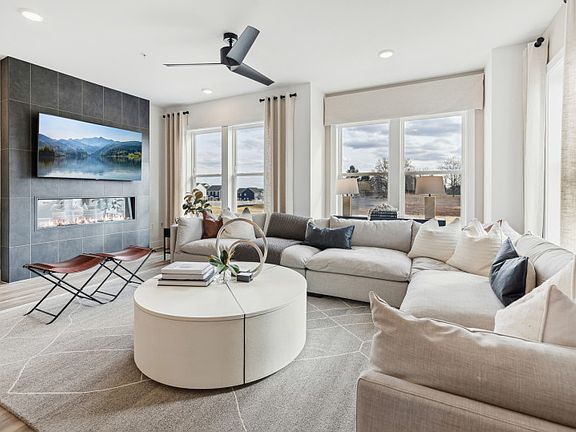 Spacious Gathering Room with Optional Fireplace