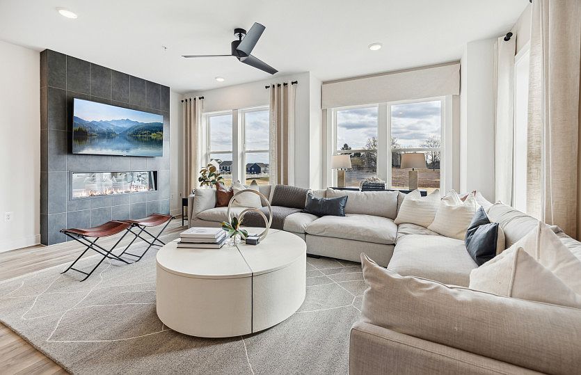 Frankton Plan, Creekside at Cabin Branch Townhomes, Boyds, MD 20841