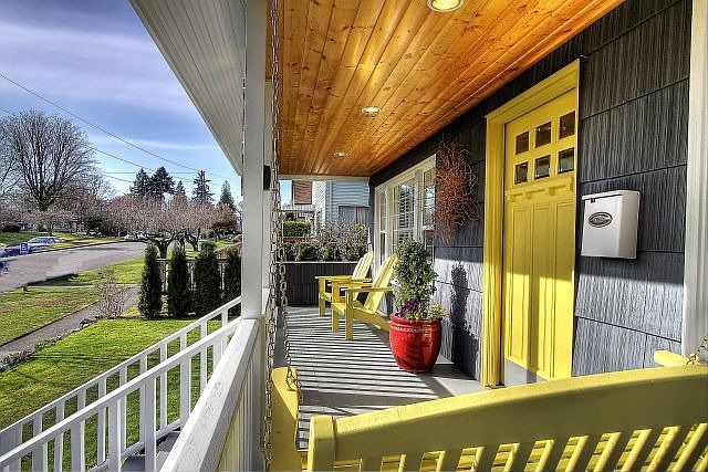 Great front porch to enjoy the neighborhood