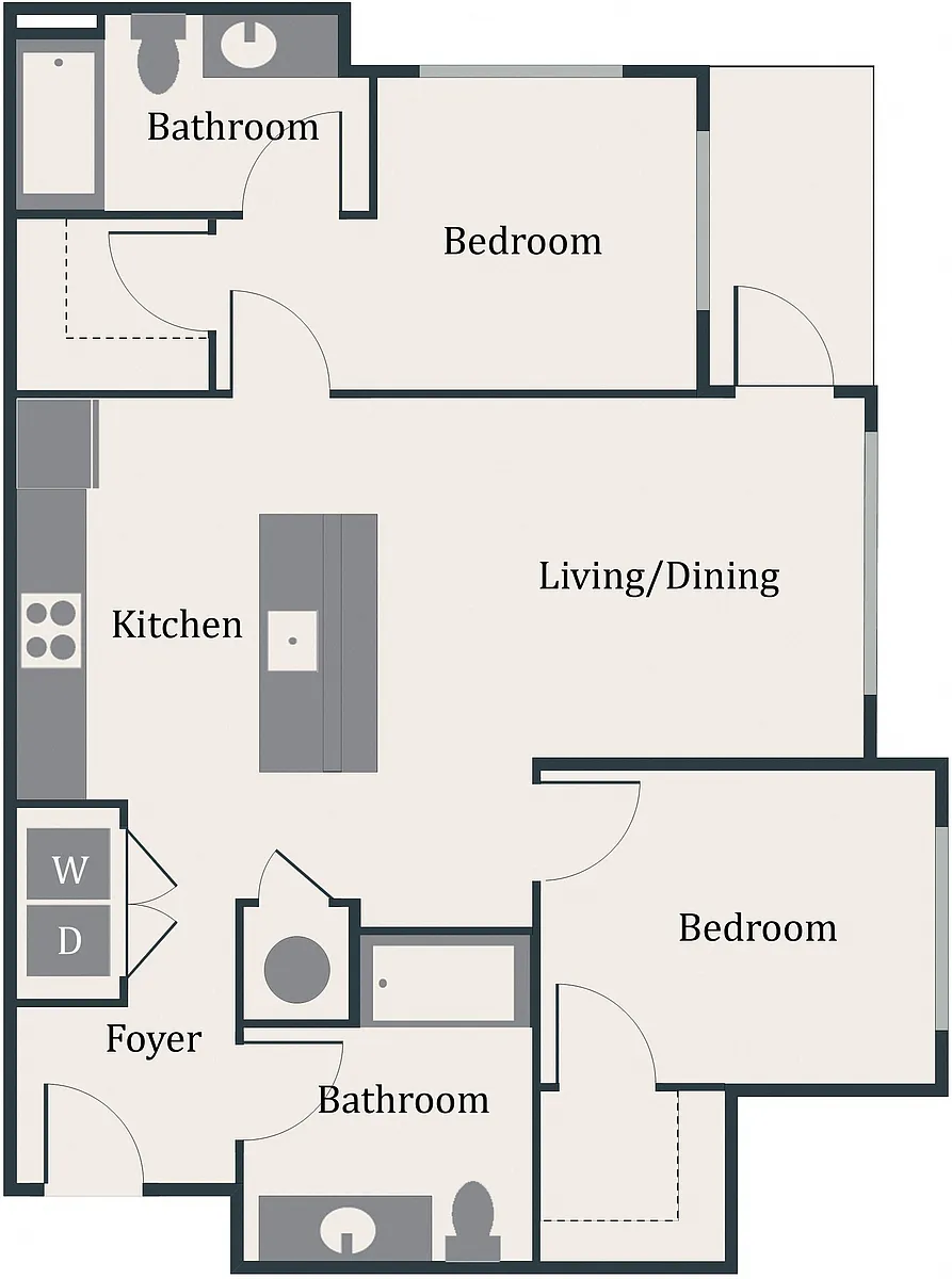 Floor plan Wright ADA