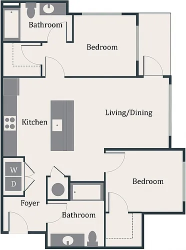 Floor plan Wright ADA