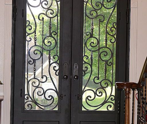 Custom metal doors.