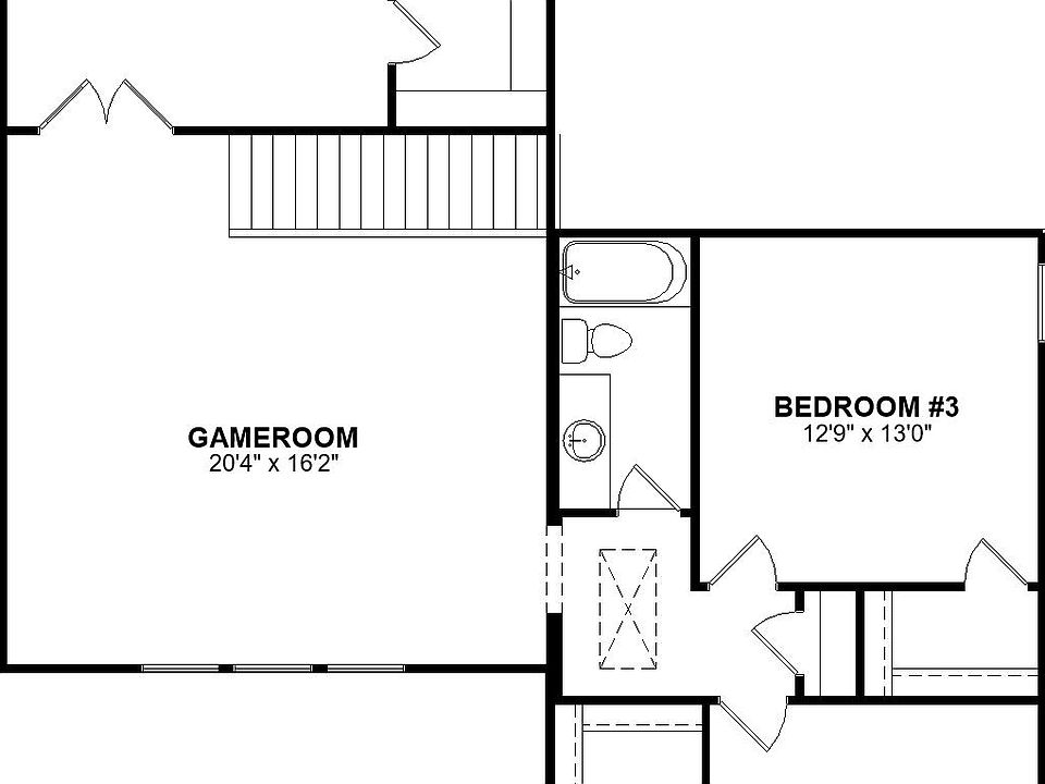 floor plan second level
