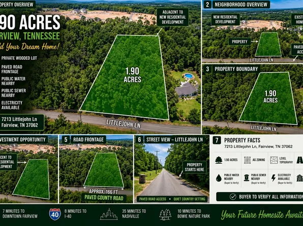 7213 Littlejohn Ln, Fairview, TN 37062