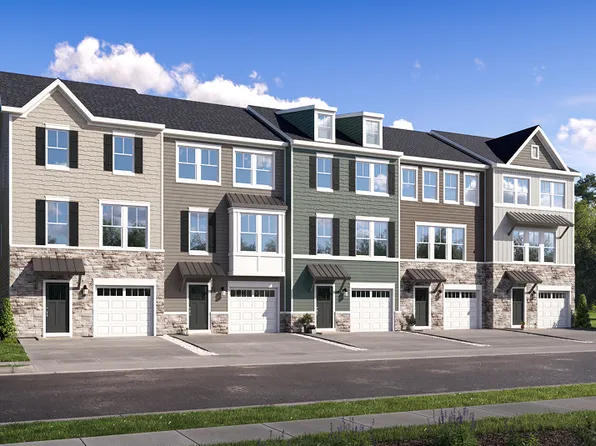 Lancaster Front Load Garage Plan, The Townes at Holly Hills