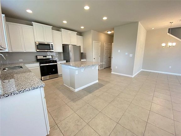 Upgraded kitchen with island