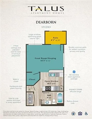 Floor plan Dearborn