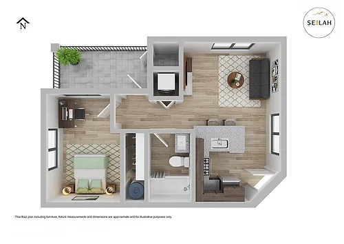 Floor plan 204