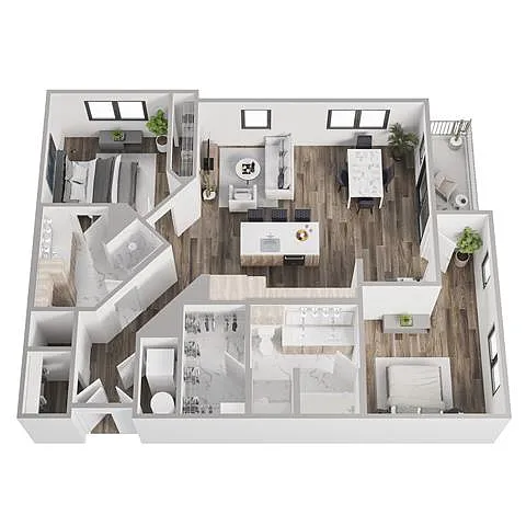 Floor plan K