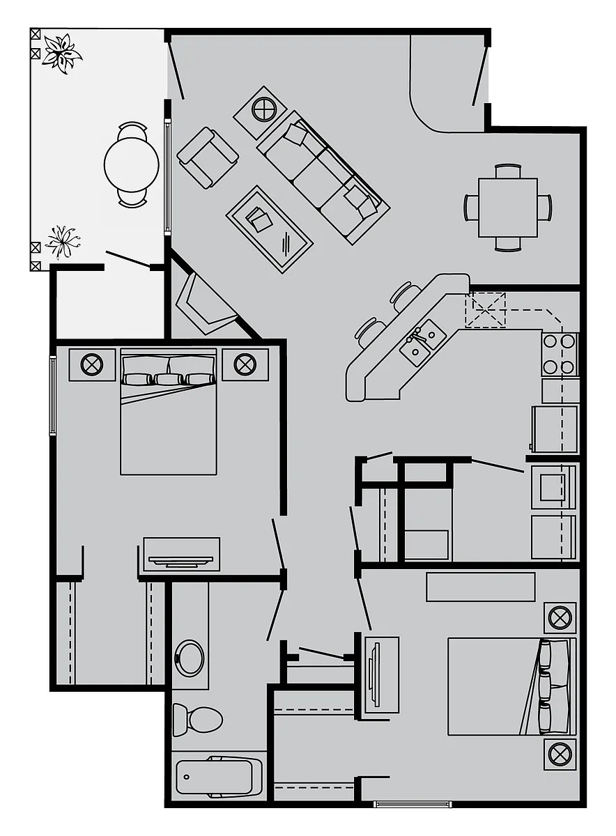 Floor plan B1