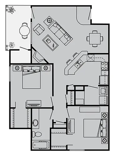Floor plan B1