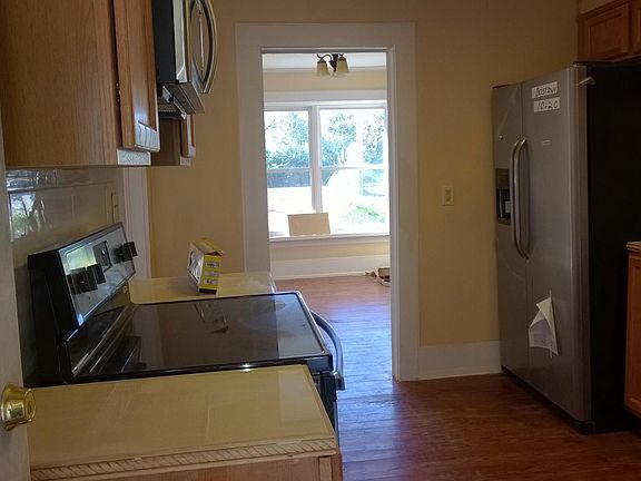 kitchen, looking into dining room