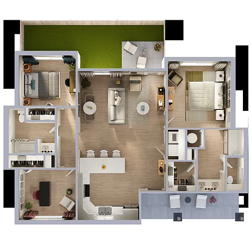 Floor plan C-THSR