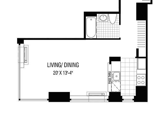 2nd image of 2 Gold St APT 1709