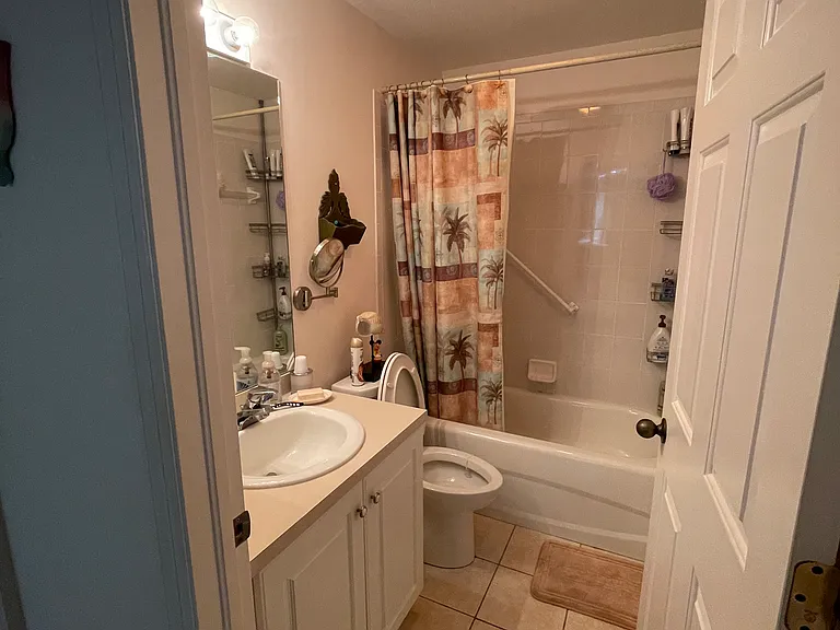 2nd bathroom with tub and shower.