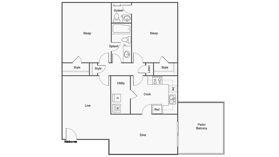 Floor plan Beacon