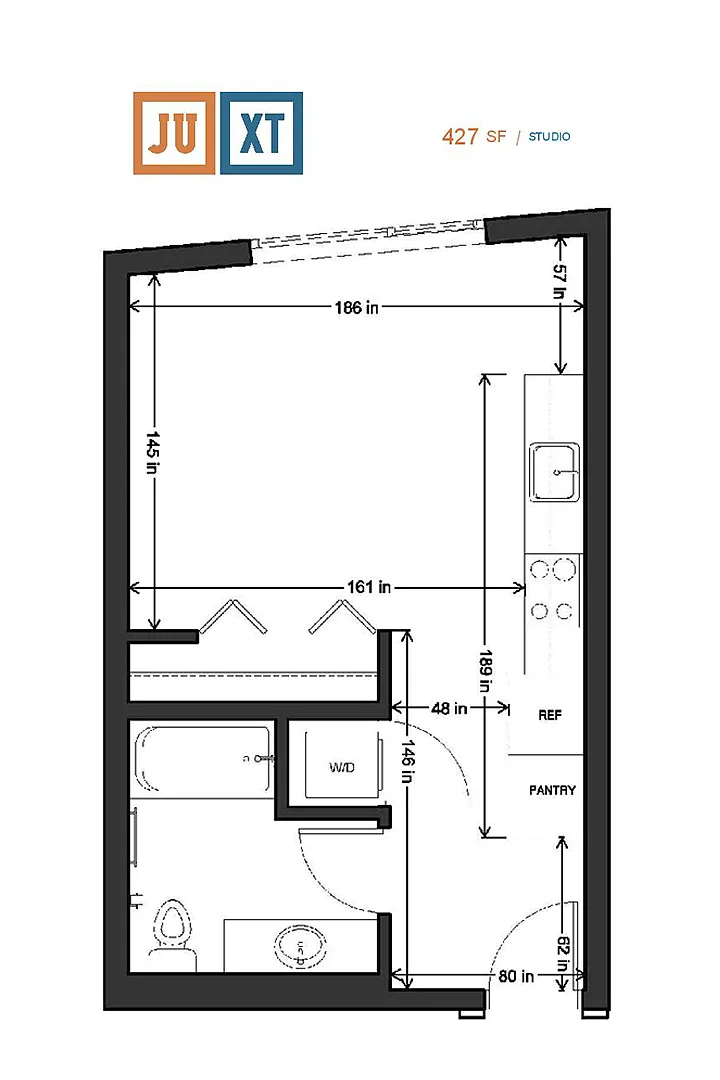 Floor plan Studio