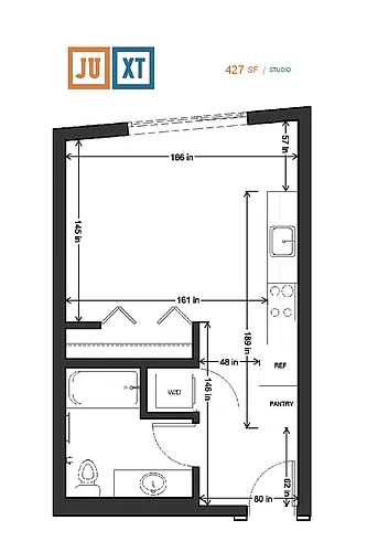 Floor plan Studio