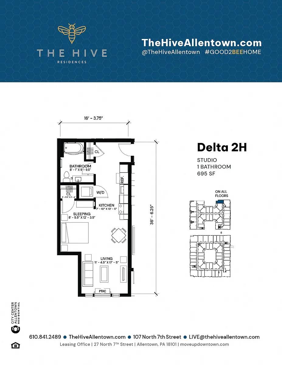 Floor plan Delta 2H