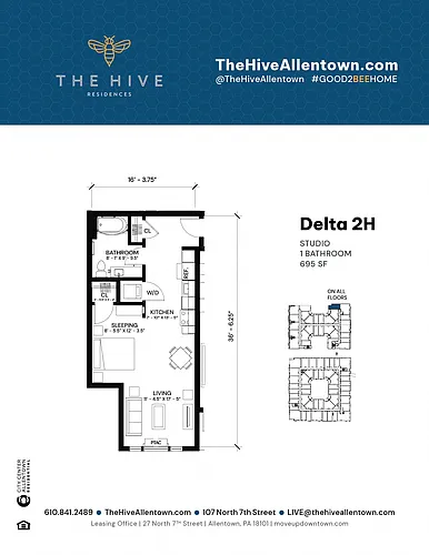 Floor plan Delta 2H