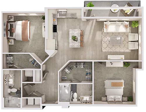 Floor plan B2