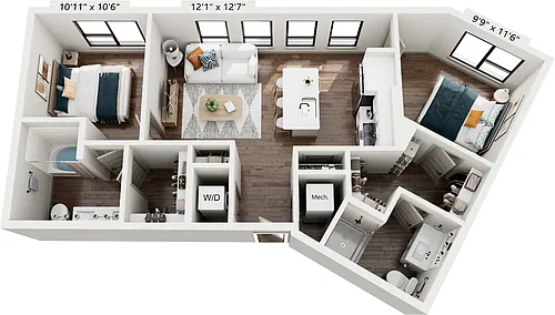 Floor plan B2