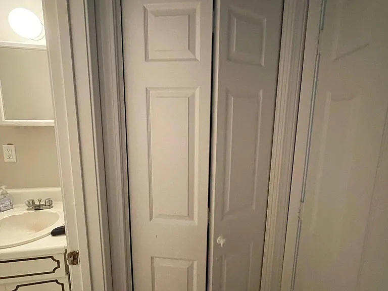 Bedroom 1 closet and bathroom