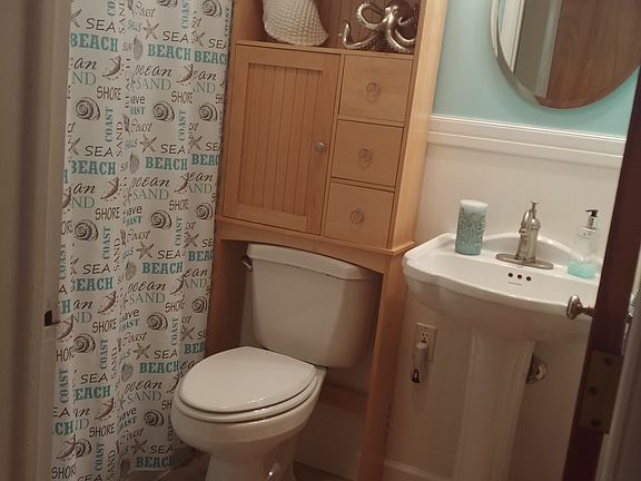 Hallway bathroom
