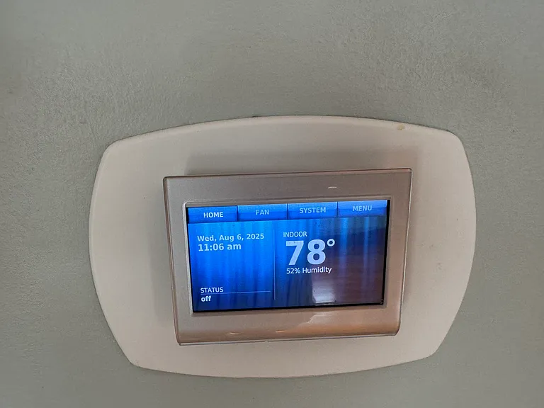 Programmable Thermostat for Gas Heat and AC.